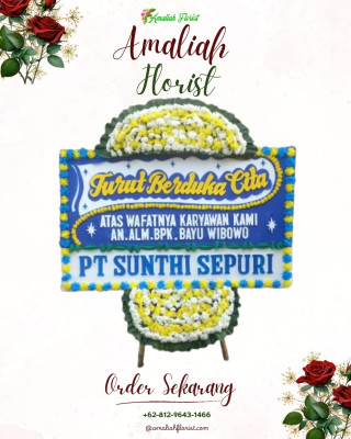 Papan Bunga Duka di Gebangsari