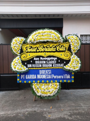 Papan Bunga Duka di Gebangsari